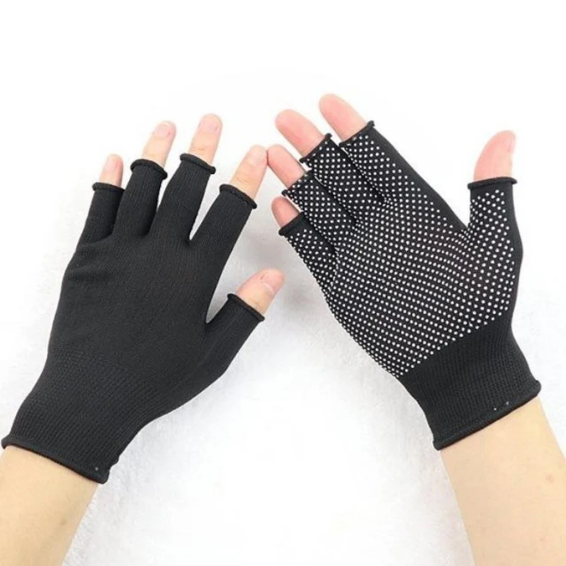 Fashionable Bare Two Finger Gloves Thin Riding Fishing Non-slip Touch Screen Half Finger Unisex Spring And Summer Sun Protection