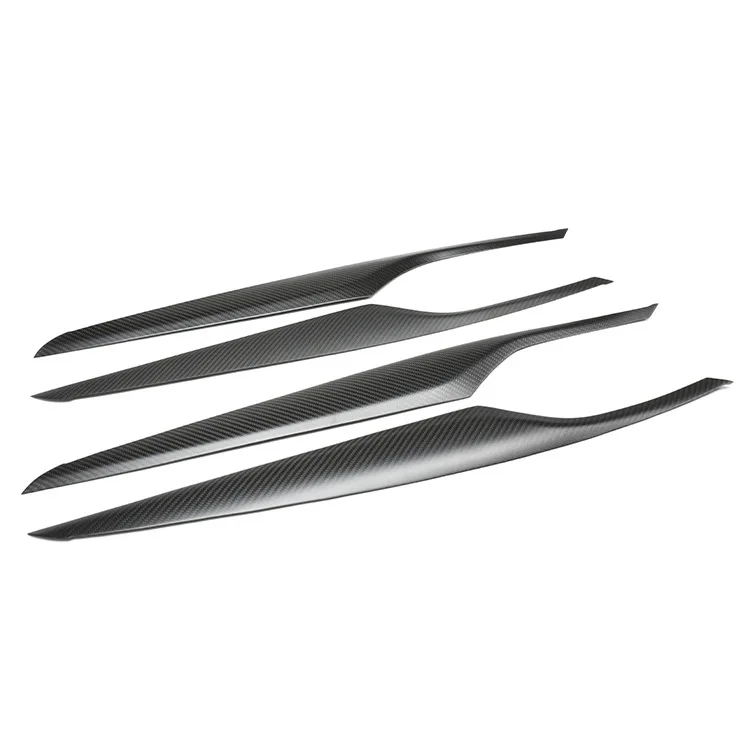 Refone Carbon Fiber Clip-on Interior Trim Strip, New 5  Series GT M5 Style Dashboard Center Console Trim Strip