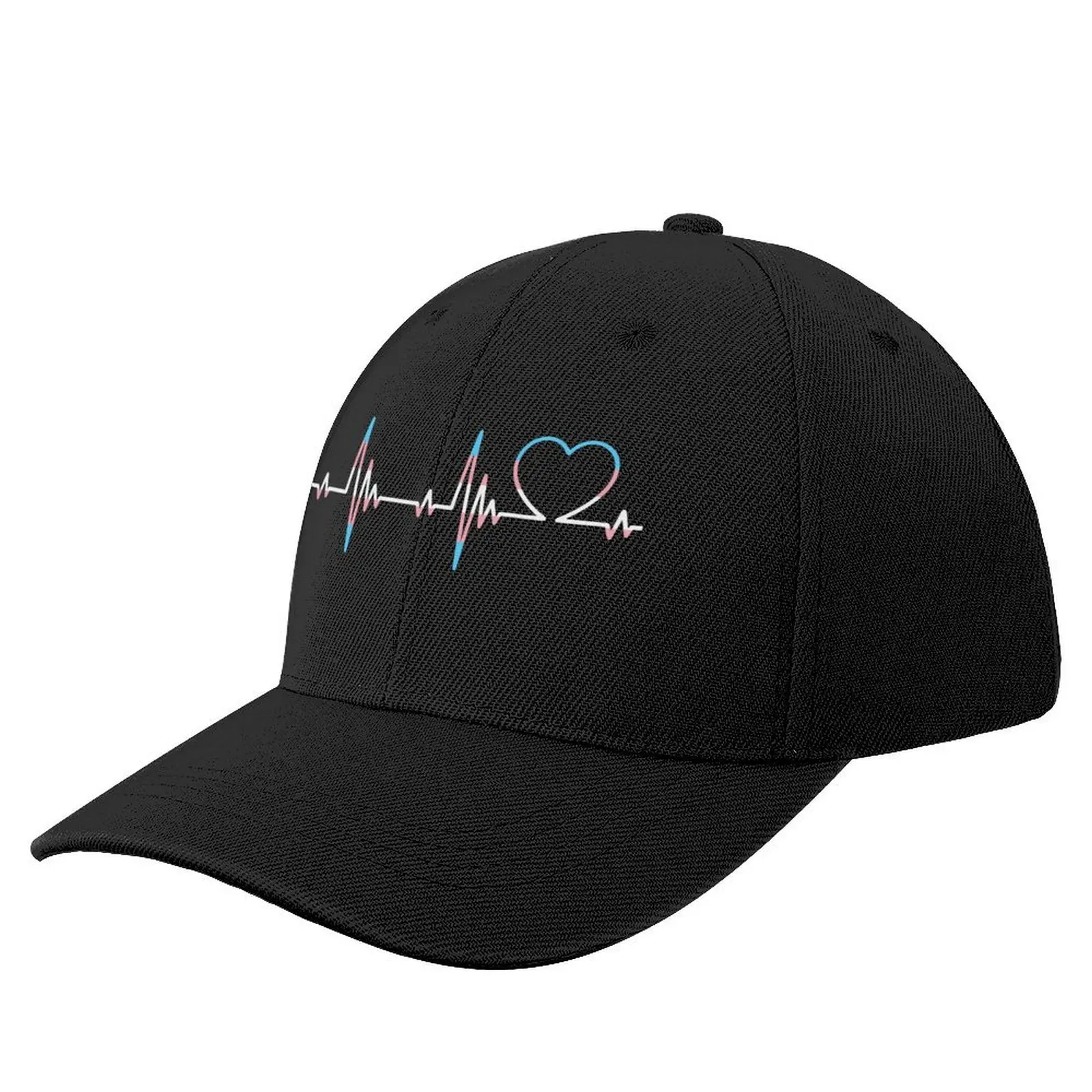 

Transgender Heartbeat Trans Pride Heart Pulse Cute Baseball Cap Horse Hat Beach Bag Uv Protection Solar Hat Woman Hats Men's