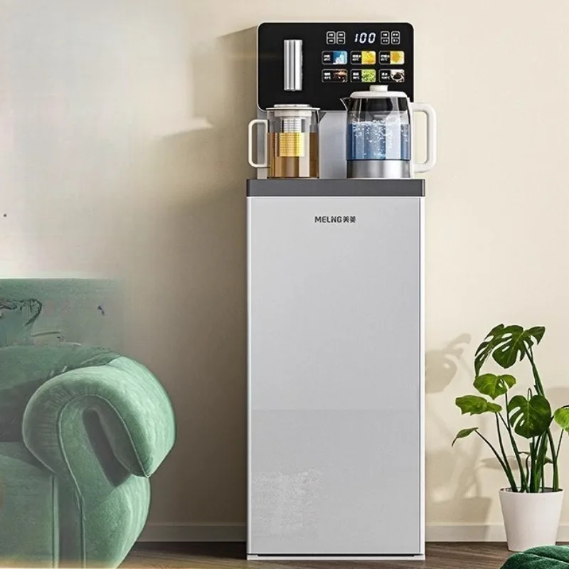 

Новый высококачественный интеллектуальный диспенсер для воды с ведром ниже, вертикальный механизм для чайного бара, маленькое общежитие двойного назначения для горячей и холодной воды