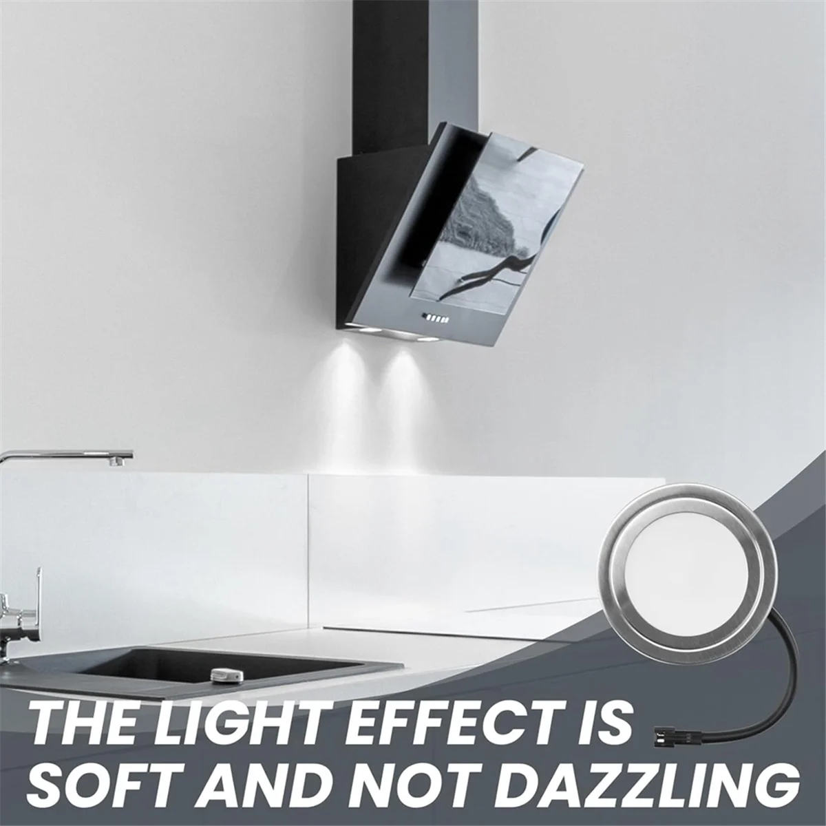 ABJZ 12V DC 1.5W レンジフードライト SMソケット付き 穴クローゼットストーブLEDライト ホワイトキッチンレンジフード電球 2個パック