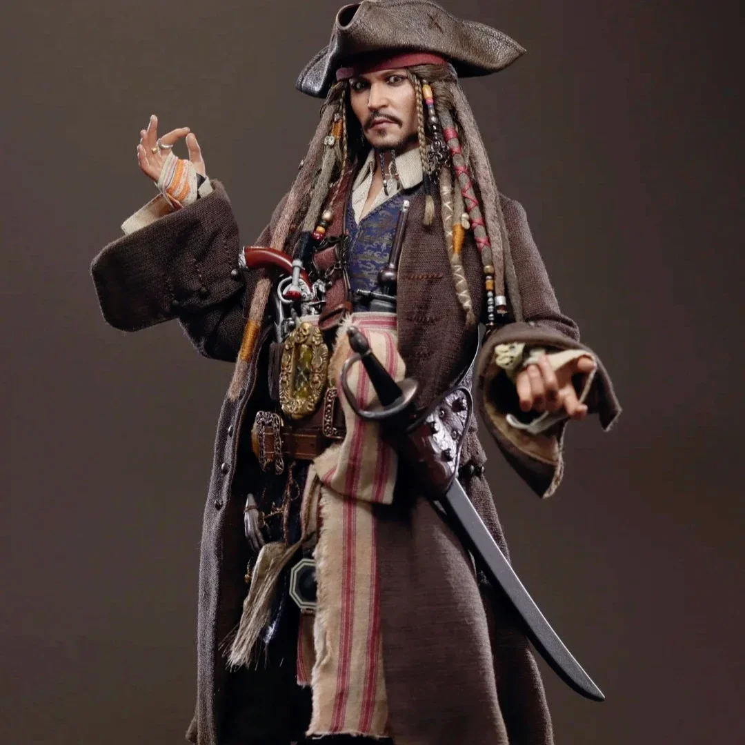 HOTTOYS HT 1/6 Captain Jack Sparrow DX37/DX38/DX39AE Fluch der Karibik Haartransplantation Action Figure Sammlung Modell