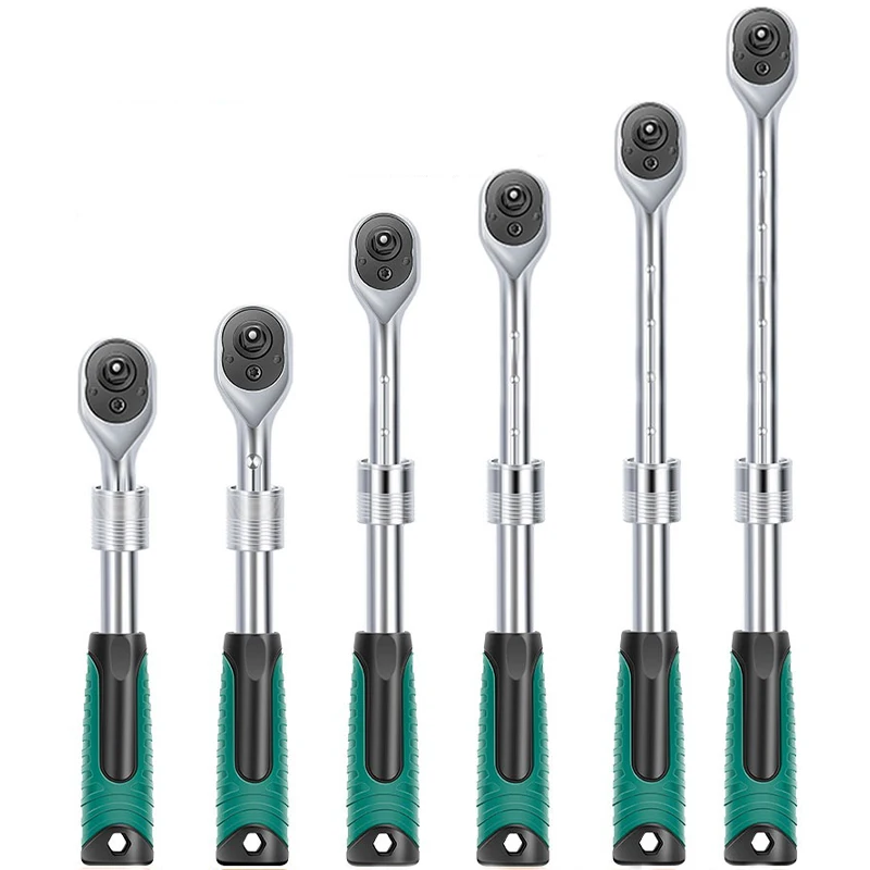 Ratchet Wrench Socket Tool Combination Set Hexagonal Auto Repair Quick Wrench Small Fly Medium Fly Large Fly Can be Telescopic