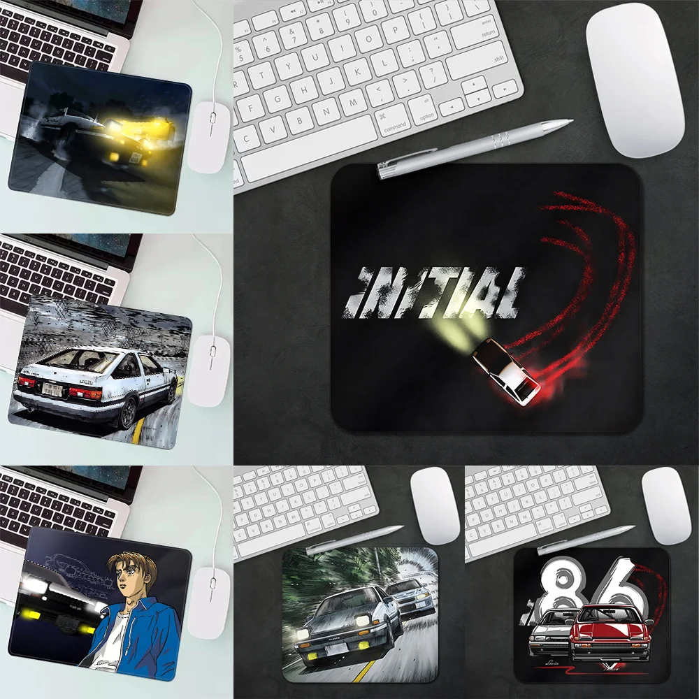 Anime Racing Initial D Gaming Mouse Pad XS Small Mousepad For PC Gamer Desktop Decoration Office Mouse Mat Deskmat Rug