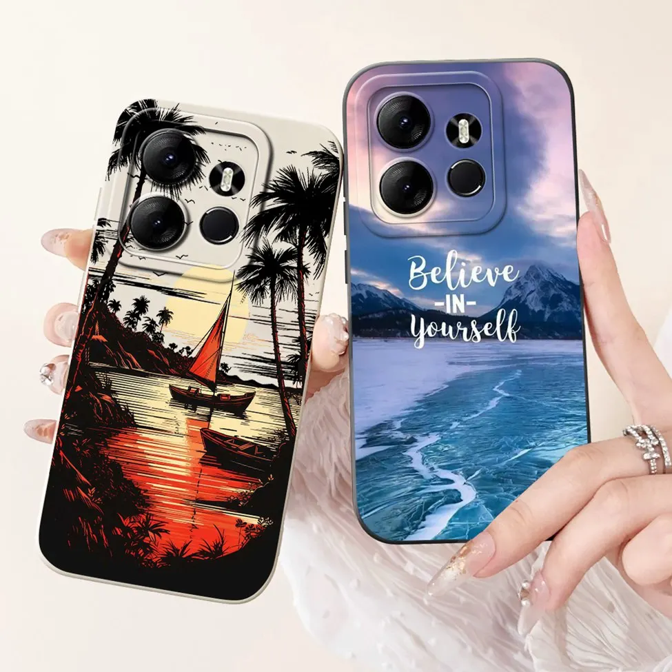 ل Tecno Pop 7 Pro BF7 حافظة Pop7 BF6 موضة Kawaii بنات مضحك كول بنين سيليكون الغطاء الخلفي ل تكنو البوب 7 جراب هاتف Funda