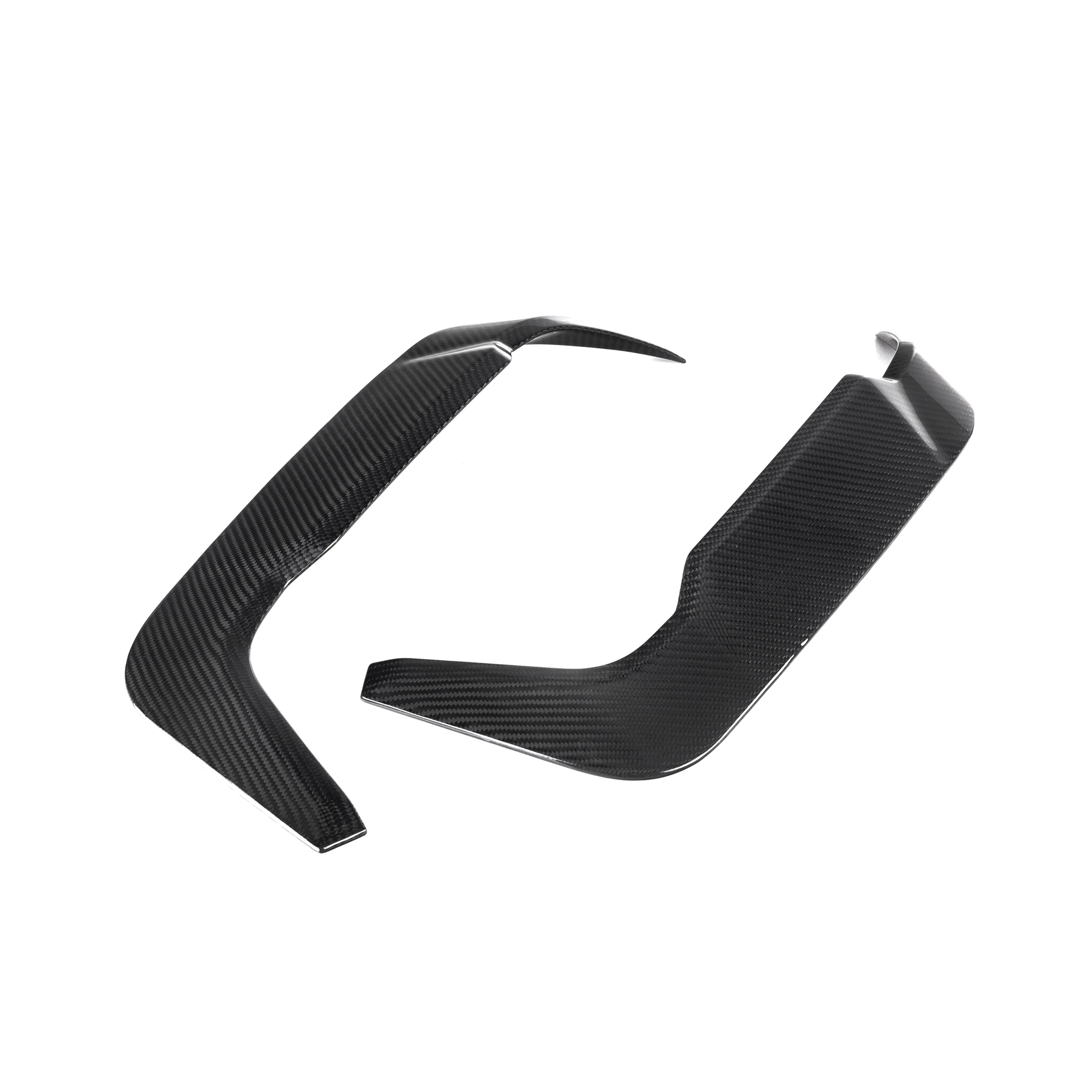 

100% Dry Carbon Fiber Rear Bumper Lip Splitter Fit for X6M F96/ F96 LCI 2020+SQ Style Rear Bumper Canards