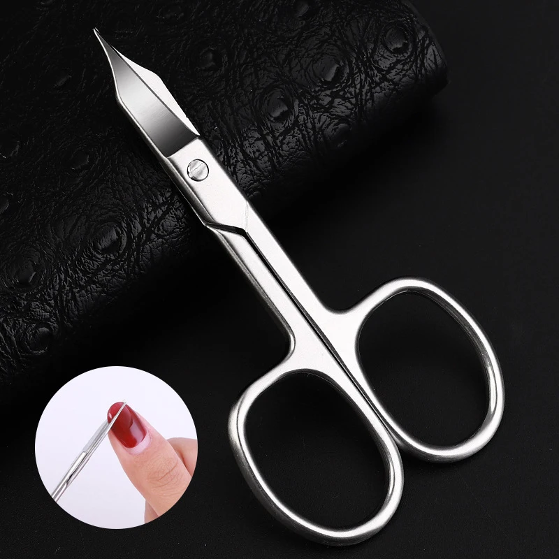 1Pc Professional Thick Toe Nail Scissors Cutter Clipper Manicure Curved Tip Pedicure Tool For Round Nails Ingrowns Grooming