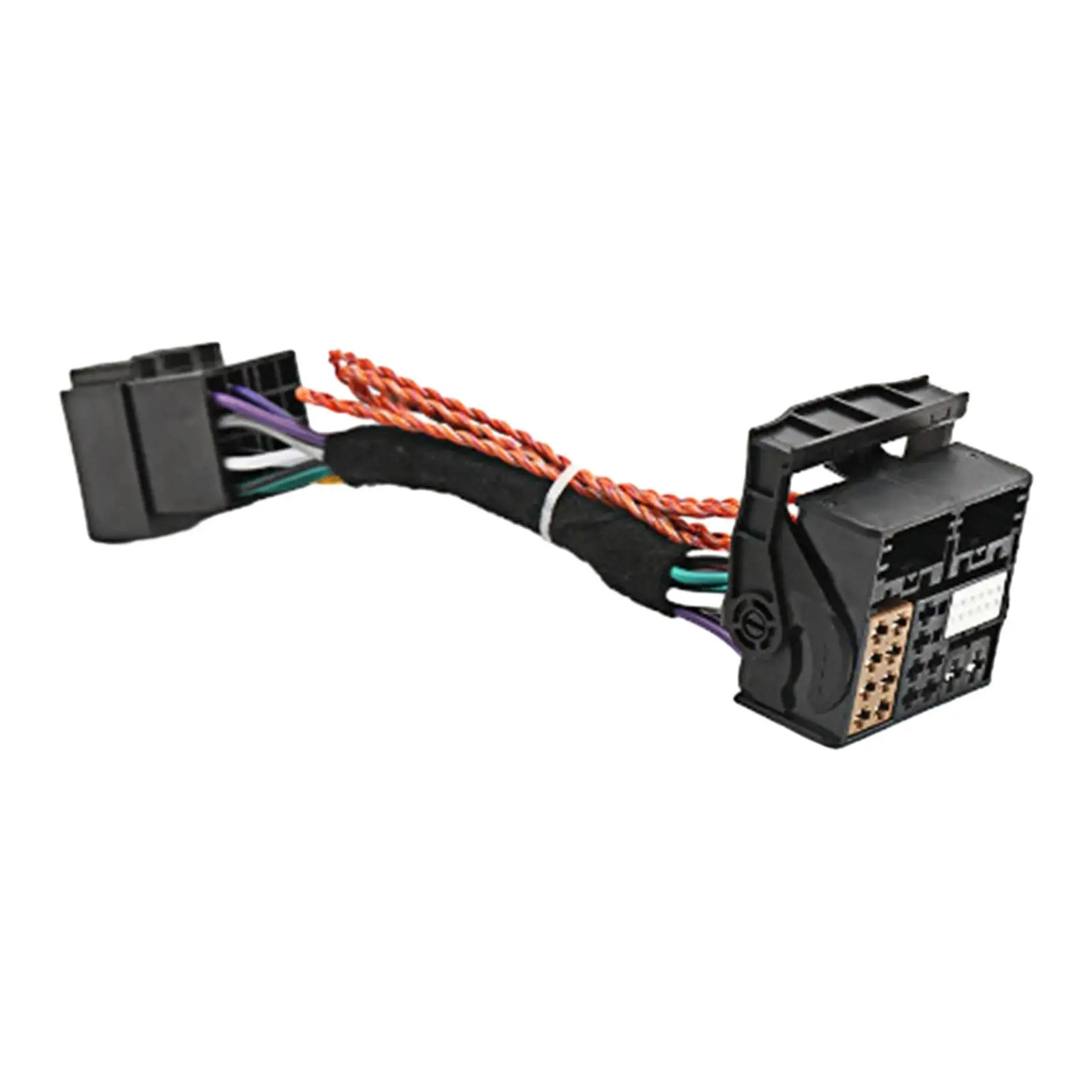 Radio Wiring Harness PQ to Mqb Transfer Line Easily Install Accessories for RCD330 RCD330G Lightweight Car Repair Durable