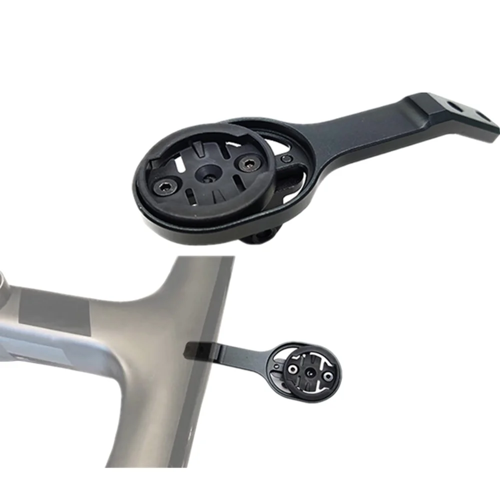 سبائك الألومنيوم الطريق دراجة الكمبيوتر جبل حامل ، المقود قوس ل Garmin ، Gopro ، برايتون أخف وزنا ، أسود