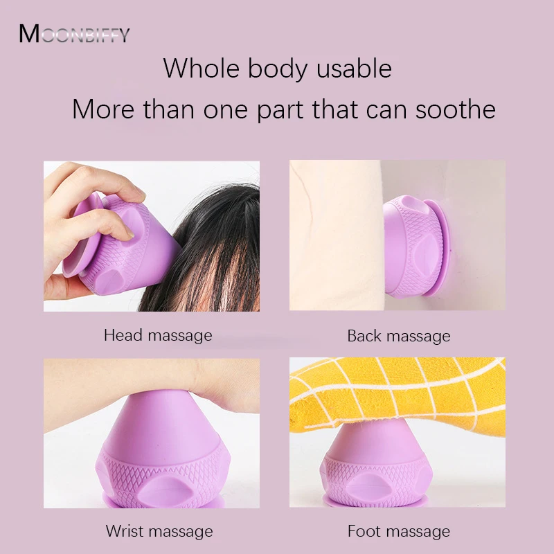 Silicon Massage Cone Solid Adsorption Ball Psoas Thoracic Spine Back Scapula Foot Yoga Muscle Masaje Y Relajación