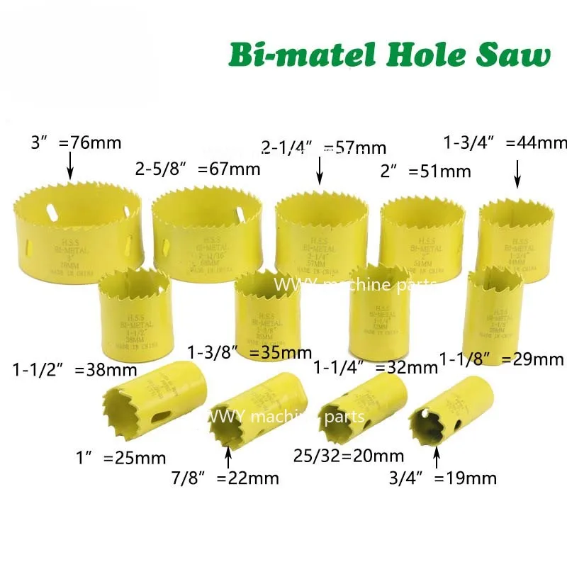 M42 Pipe Down Light Hole Opener Bimetallic Hole Opener Set Gypsum Board Pvc Board Thin Board Woodworking Hole Drill