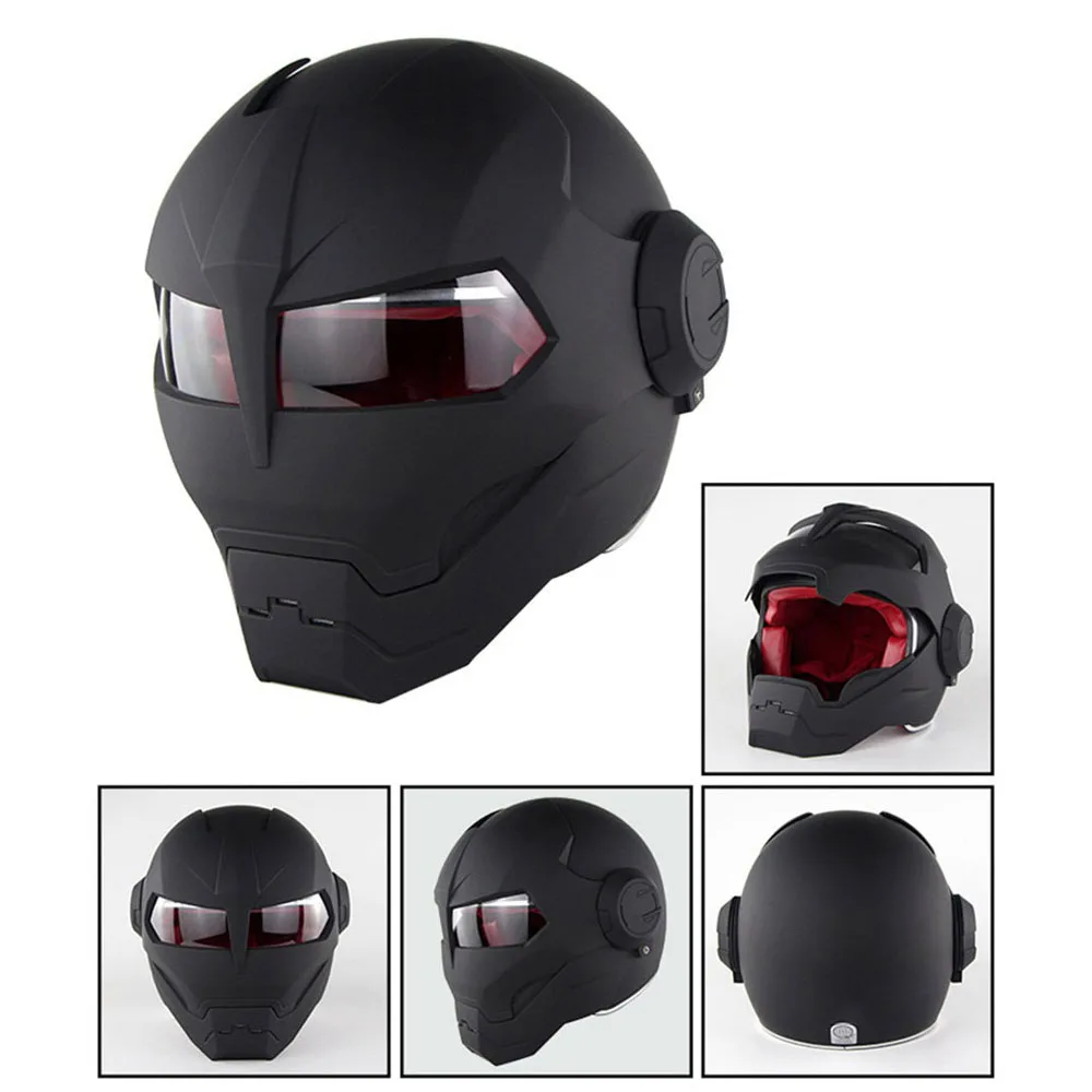 

Personality Creative Motorcycle Helmet Fashion Cool Full Face Helmet Safety Modular Flip Motorcycle Helmet 3Size Optional Unisex