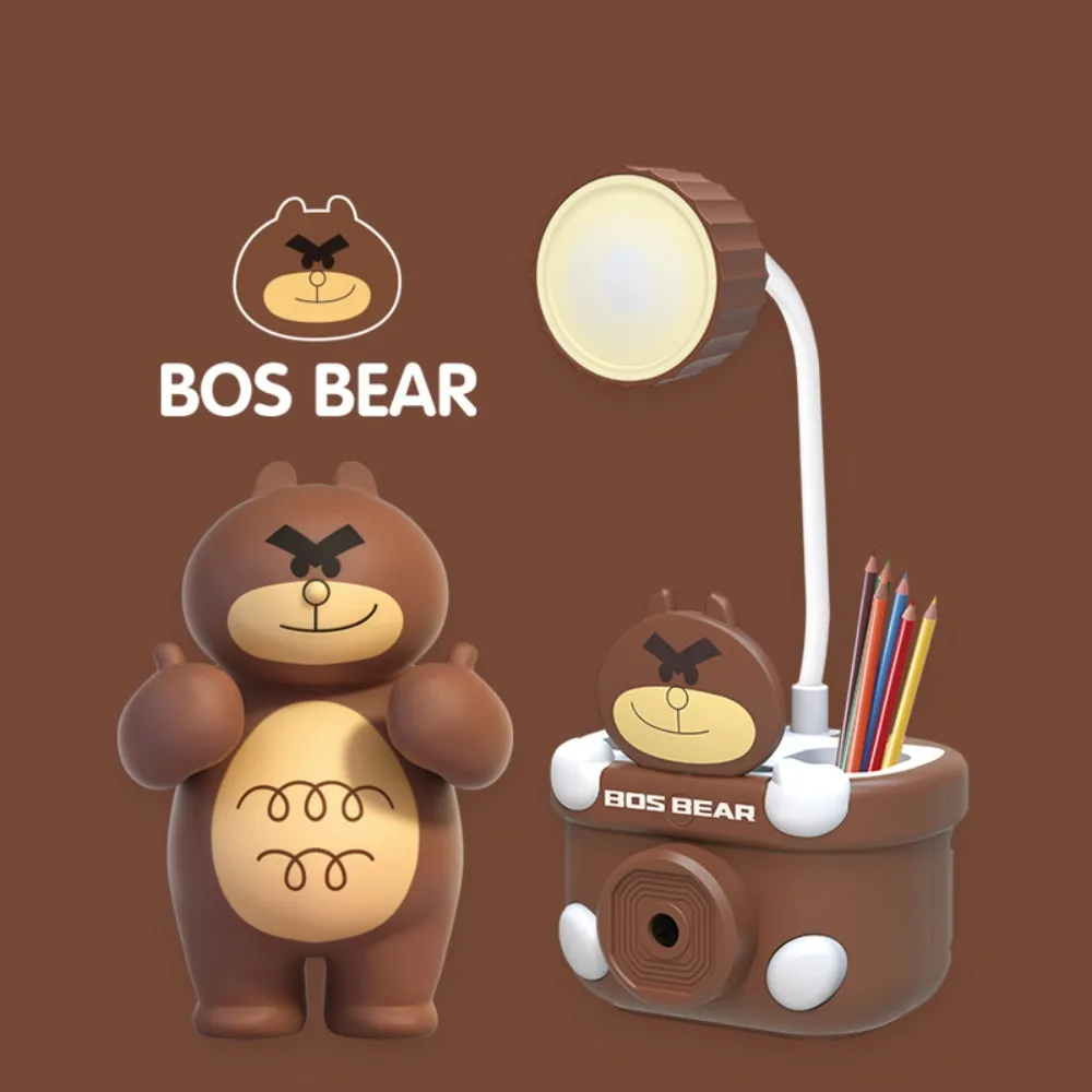 

USB Charging Learning Reading Light 360 ° Adjustable Pencil Sharpener Cute Desk Lamp ABS Eye Protection LED Night Light Bedroom