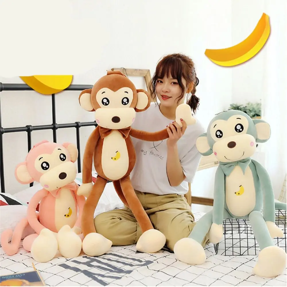 

Funny PP Cotton Monkey Stuffed Animal 40-55cm Monkey Stuffed Animal Fluffy Monkey Monkey Gift