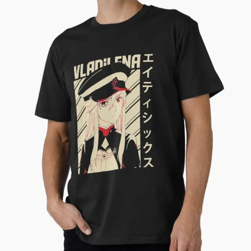 

Written Asato 86 Eighty Six Gift t shirt Anime girls Graphic Tee 100% cotton print clothing Y2K clothes Large size Tops S-6XL