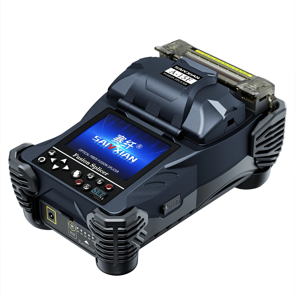 FTTH A-15F Optical Fiber Fusion Splicer Fiber Optic Equipment for Welding Splicer Machine