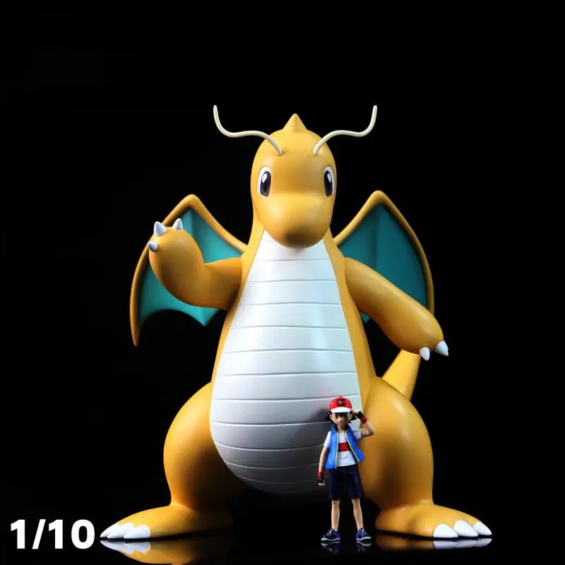 Pokemon 1/10 Large Size Resin GK Dragonite Action Figure Model Toys Gift for Birthday Children