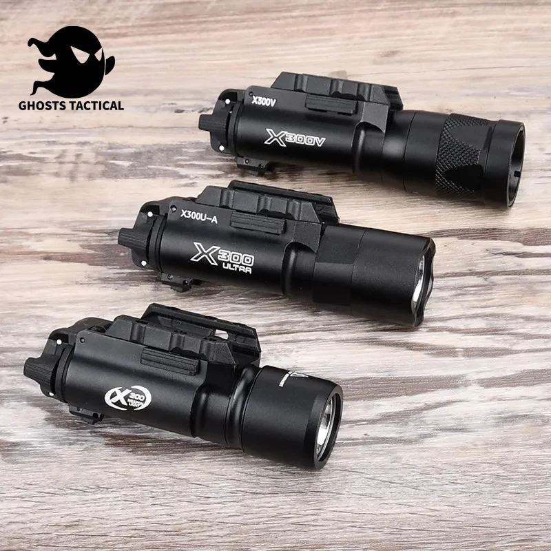 WADSN Tactical Surefir X300 X300U Ultra X300V Pistol Scout Light Rifle Airsoft Weapon Gun Strobe Flashlight Glock G17 19 Torch