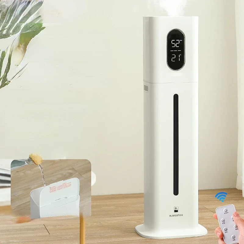 Household Air Conditioner Room Air Humidifier Quiet Bedroom Pregnant Women and Infants Large Capacity Sprayer Floor Humidifiers