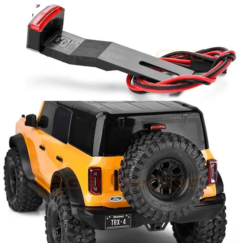 

Spare Tire Brake Light, High Mounted Tail Light, Running Light, Off-road Climbing Light For 1/10 1/8 Traxxas Trx4 Trx6 Rgt Axial