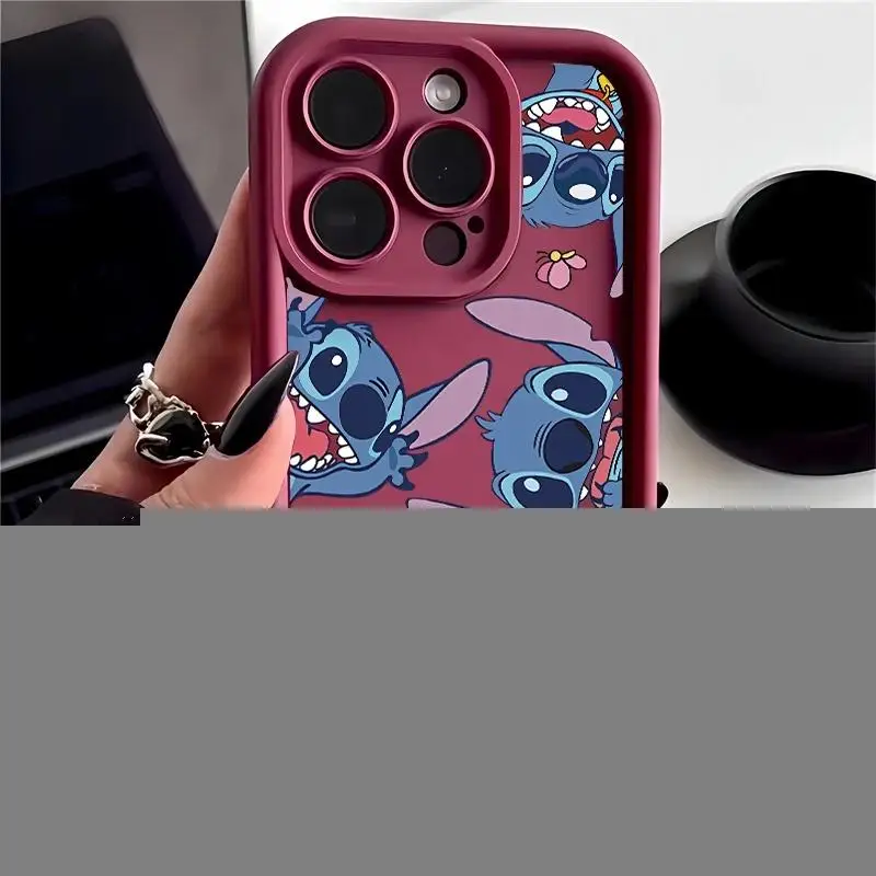 Cute Stitch Phone Case For OPPO Realme 13 12 Pro Plus 11 C53 C55 C67 C65 C63 C51 C35 C21Y C25Y C30 C31 C33 C15 C21 C25 C20 C11