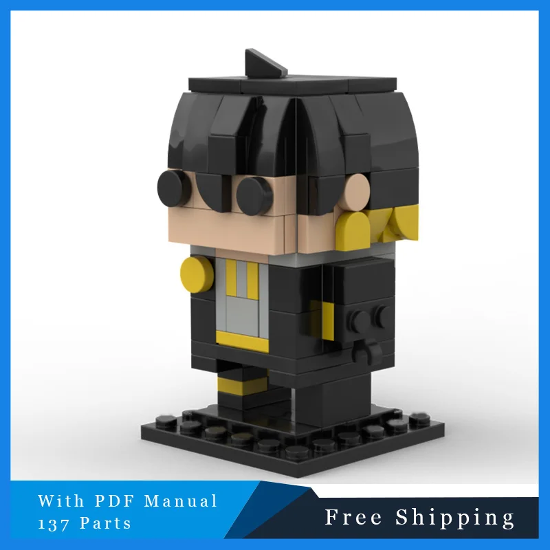 ชุดตัวต่อ MOC 137 ชิ้น แบบจำลอง Brickheadz จากภาพยนตร์และเกมดัง ของเล่นเสริมพัฒนาการ DIY สำหรับเด็กชายและเด็กหญิง ของขวัญเทศกาลที่สมบูรณ์แบบ