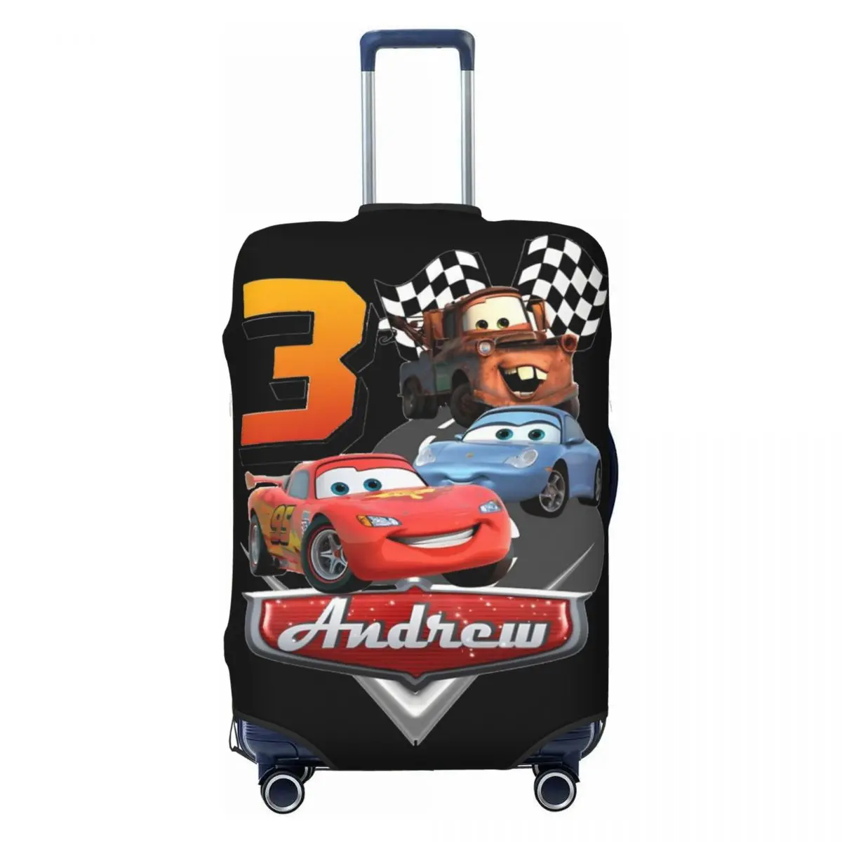 

Custom Lightning McQueen Sally Carrera Mater Luggage Cover Fashion Suitcase Protector Covers Suit For 18-32 inch