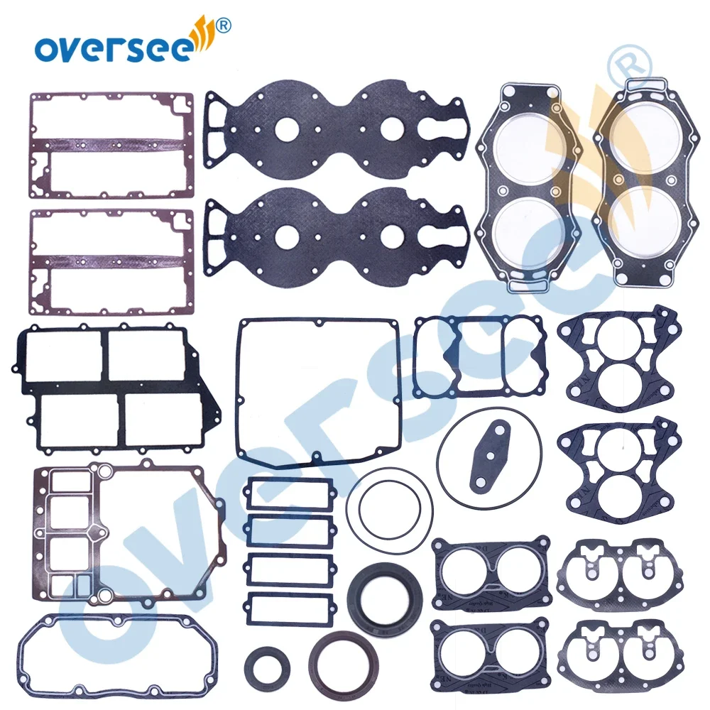 Kit Gasket kepala daya untuk Motor luar Yamaha, silinder 2 tak 115HP 130 HP;; V4