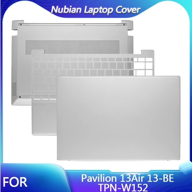 NEW Laptop LCD Back Cover/Palmrest/Bottom Case For Pavilion 13Air 13-BE TPN-W152 Laptops Rear Lid TOP Case Silver