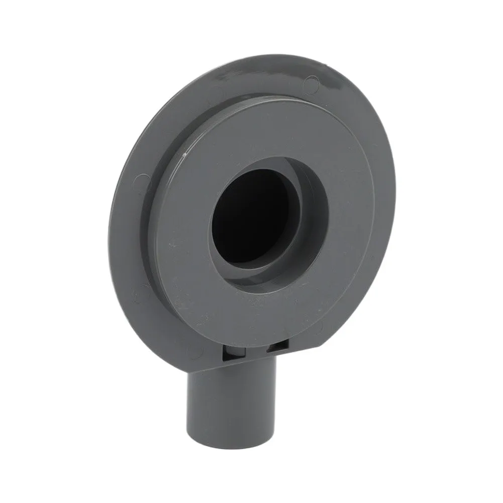 Drain Connector Pipe Adapter for European Pipe Systems Fits PVC Pipes 50mm 100mm with Flange Base for Secure Installation