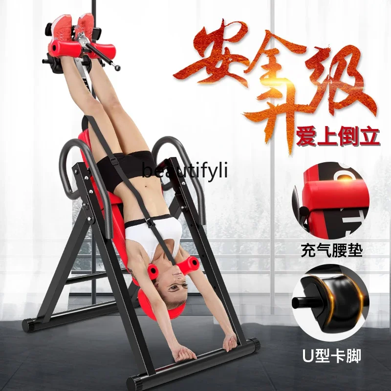 Inversion Table Inverted Home Hanging Long and High Pull Leg Height Increasing Lumbar Spine Tensioner Upside down