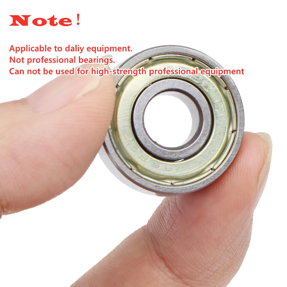 100 PCS 608 ZZ Skateboard Bearings Double Shielded 8x22x7mm Miniature Ball Bearings Row Roller Scooter Skateboard Bearings Kits