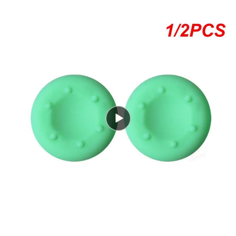 1/2PCS HotThumb Stick Grip Caps Non-slip Silicone Analog Joystick Thumbstick PS3 PS5 360 Game Controller