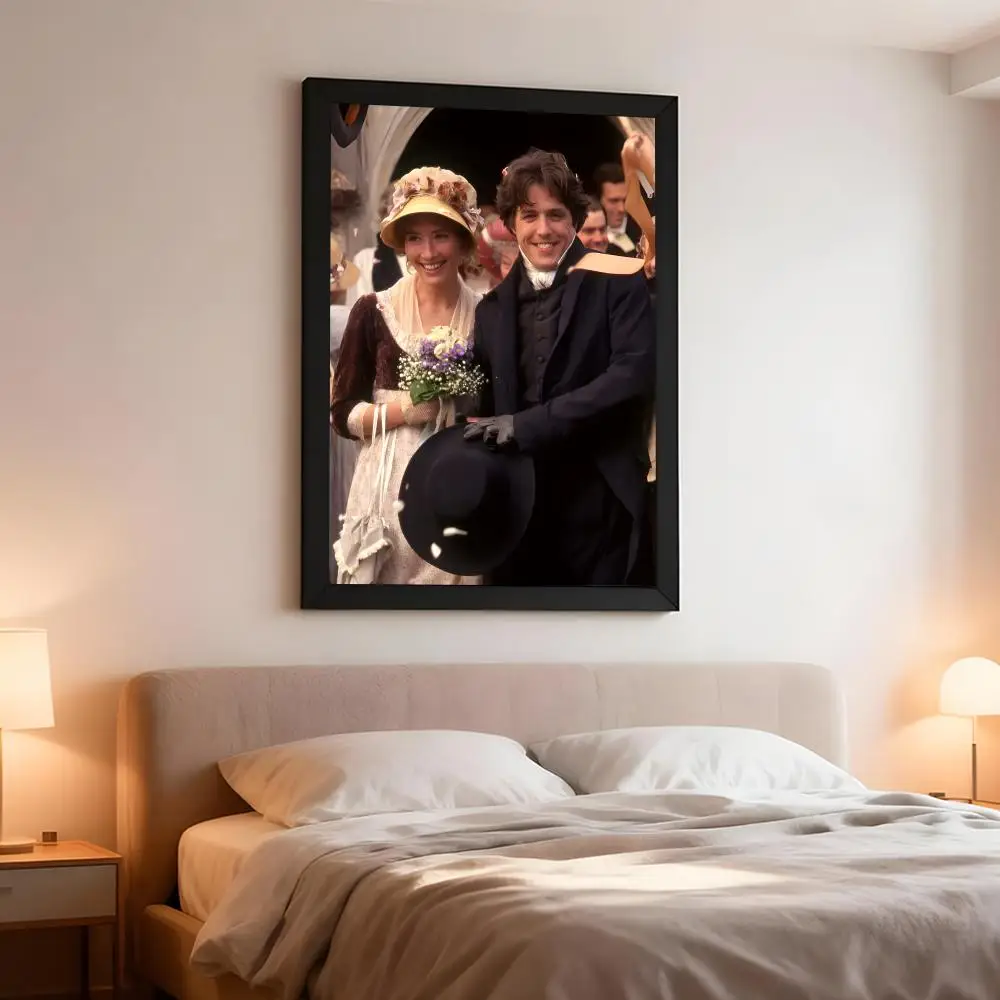 Classic Novel Sense and Sensibility Poster Artistic Peel-Off Wall Decor, Indoor Outdoor Home Ornament for Collectors