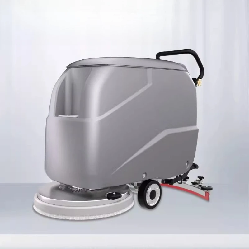 

Hand-push washing machine, automatic cleaning, intelligent commercial supermarket cleaning, washing and towing machine