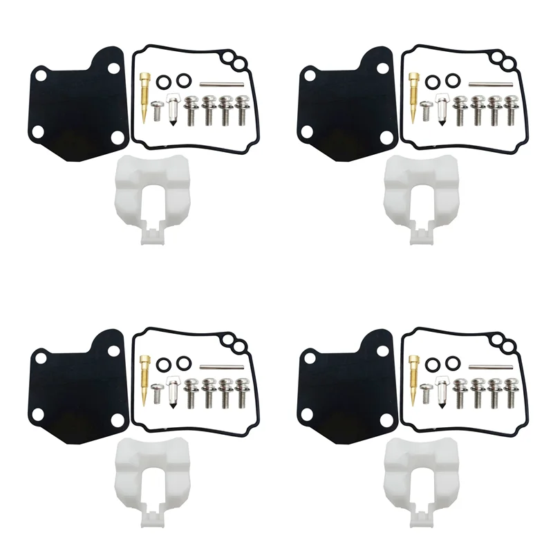 ABWP-4X 63V-W0093-00 Yamaha 2행정 9.9HP 15HP 선외기 엔진용 보트 모터 기화기 수리 키트
