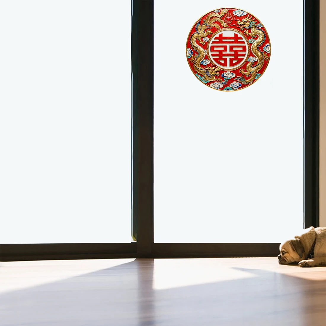 Three Ratels CD392 Chinese style celebration of happy characters Artistic wall stickers for home decoration wedding decals