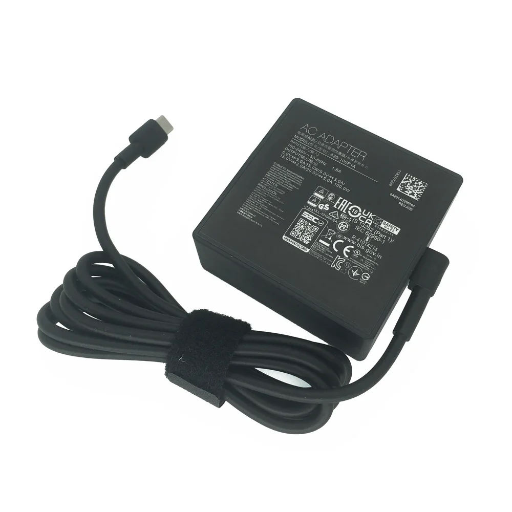 Genuine 20V 5A For ASUS ROG ALLY 2023 RC71L-NH001W RC71L-0001 100W USB-C Adapter Charger Laptop Power Supply