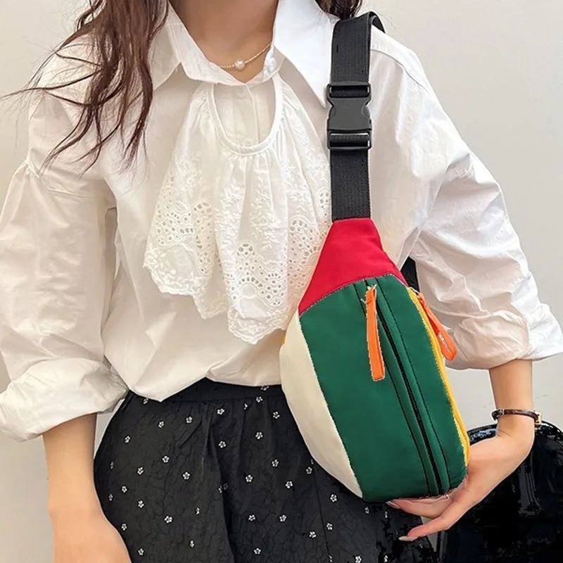 Women Sport Crossbody Bags Vintage Chest Pack Bolsa Girls Men's Waist Packs Purses and Handbags Waist Ita Bag Kawaii bolasa