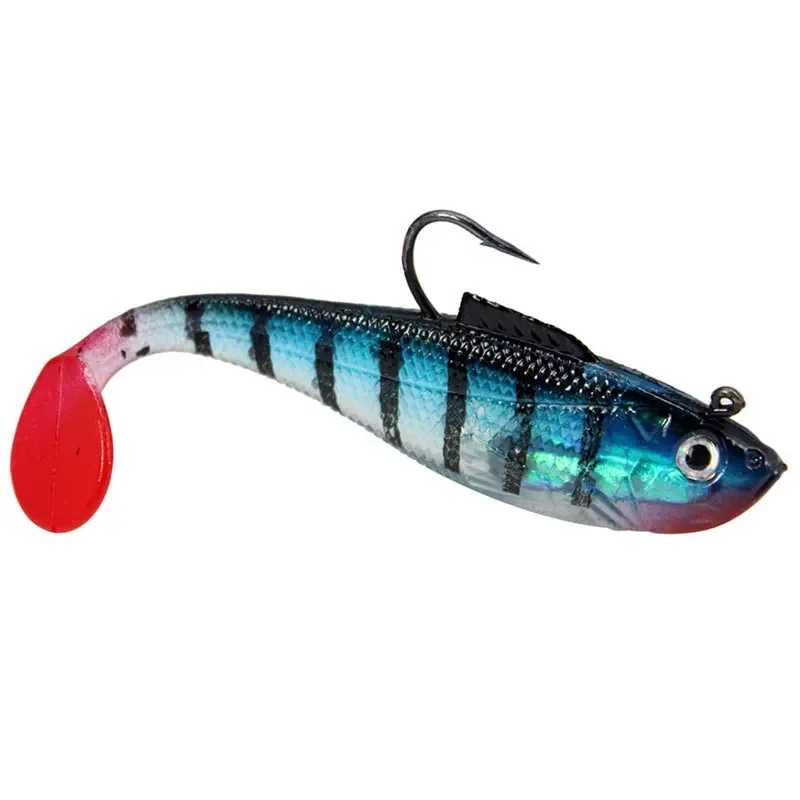 

1pcs 3/10/26g 5/8.5/11.5g Fishing Tackle T-tail Bait Simulation Fishing Lure Artificial Sinking Biomimetic Bait for Bass Pike