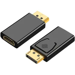 4K DP to HDMI-compatible Converter Displayport to 1080P HDTV Computer Monitor Audio Video Adapter