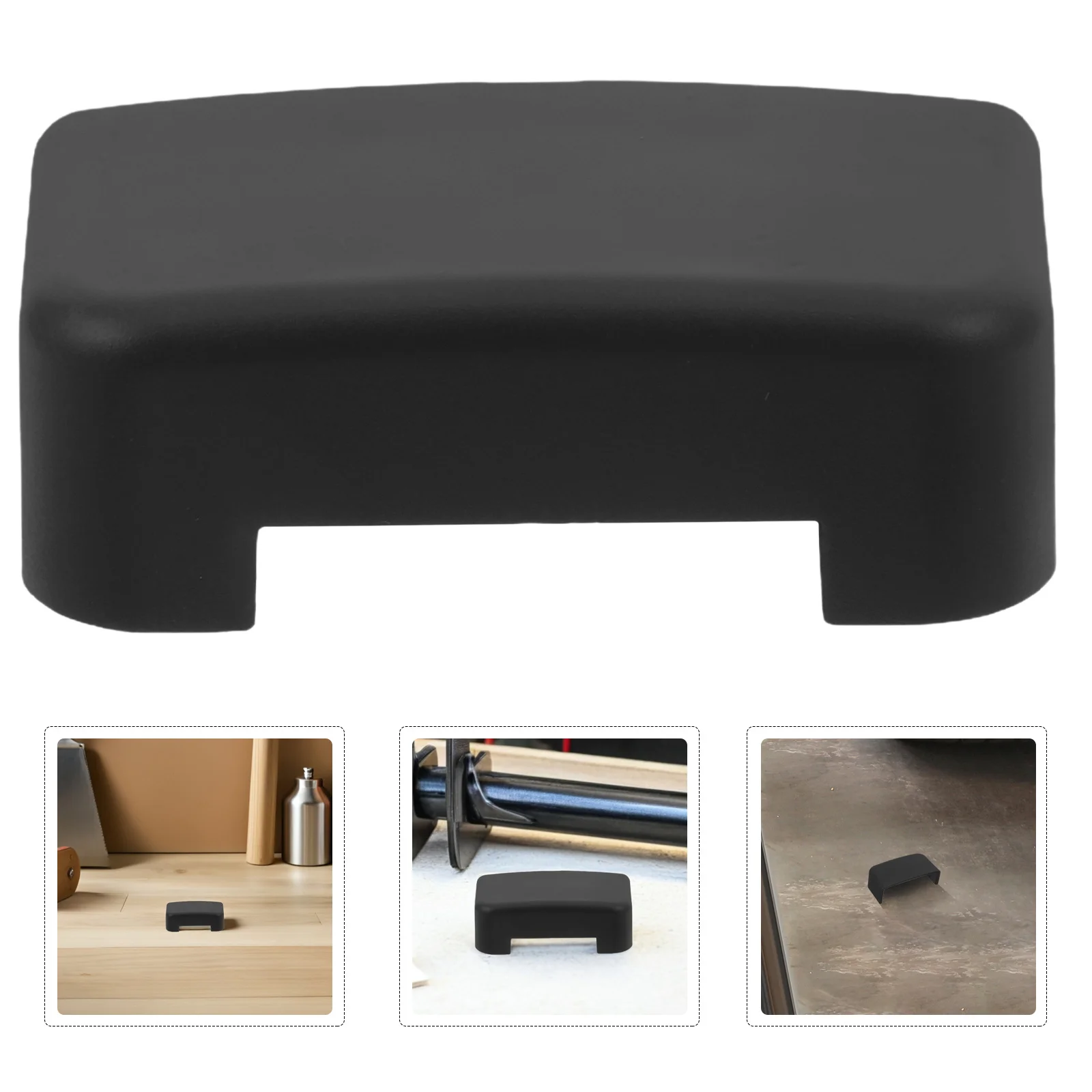 

4pcs Seat Protector Rear Slide Rail Protection Cover Anti-Kick Durable Easy Installation Car Interior Upgrade Compatible For