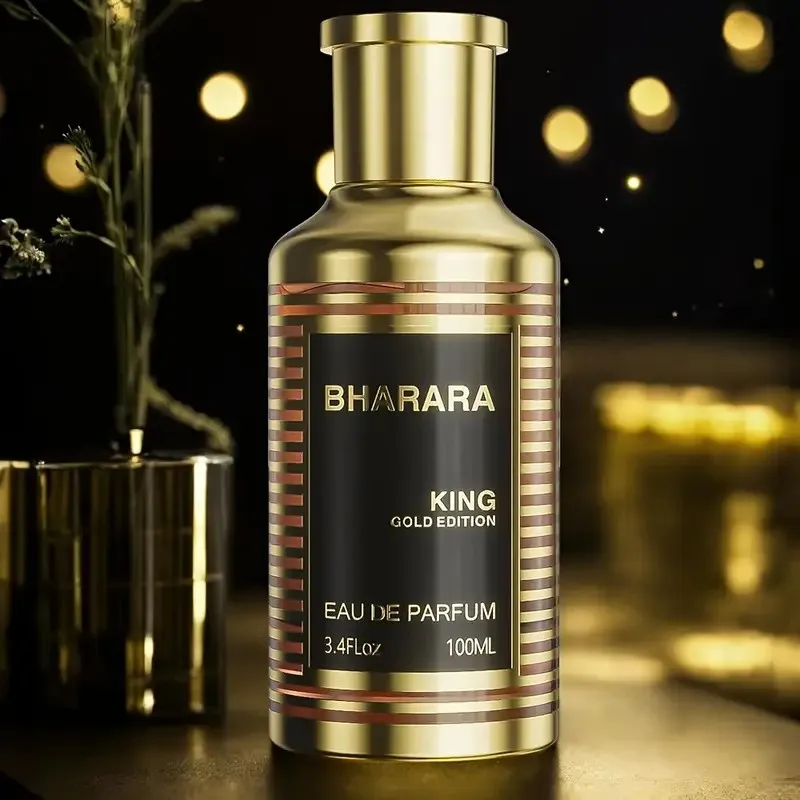 น้ำหอมบารารา คิง โกลด์ อิดิชั่น สำหรับผู้ชาย กลิ่นหอมสดชื่นจากผลไม้ตระกูลส้ม ผสมกลิ่นมัสค์และอำพัน ติดทนนาน - ของขวัญสำหรับวันหยุด
