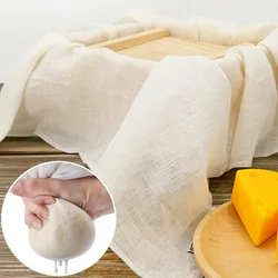 Cotton Fiber Filter Cloth Reusable Nut Milk Mesh Strainers Beer Homebrew Filter Cloths Cheese Yogurt Filter Ferment Pastry Tools