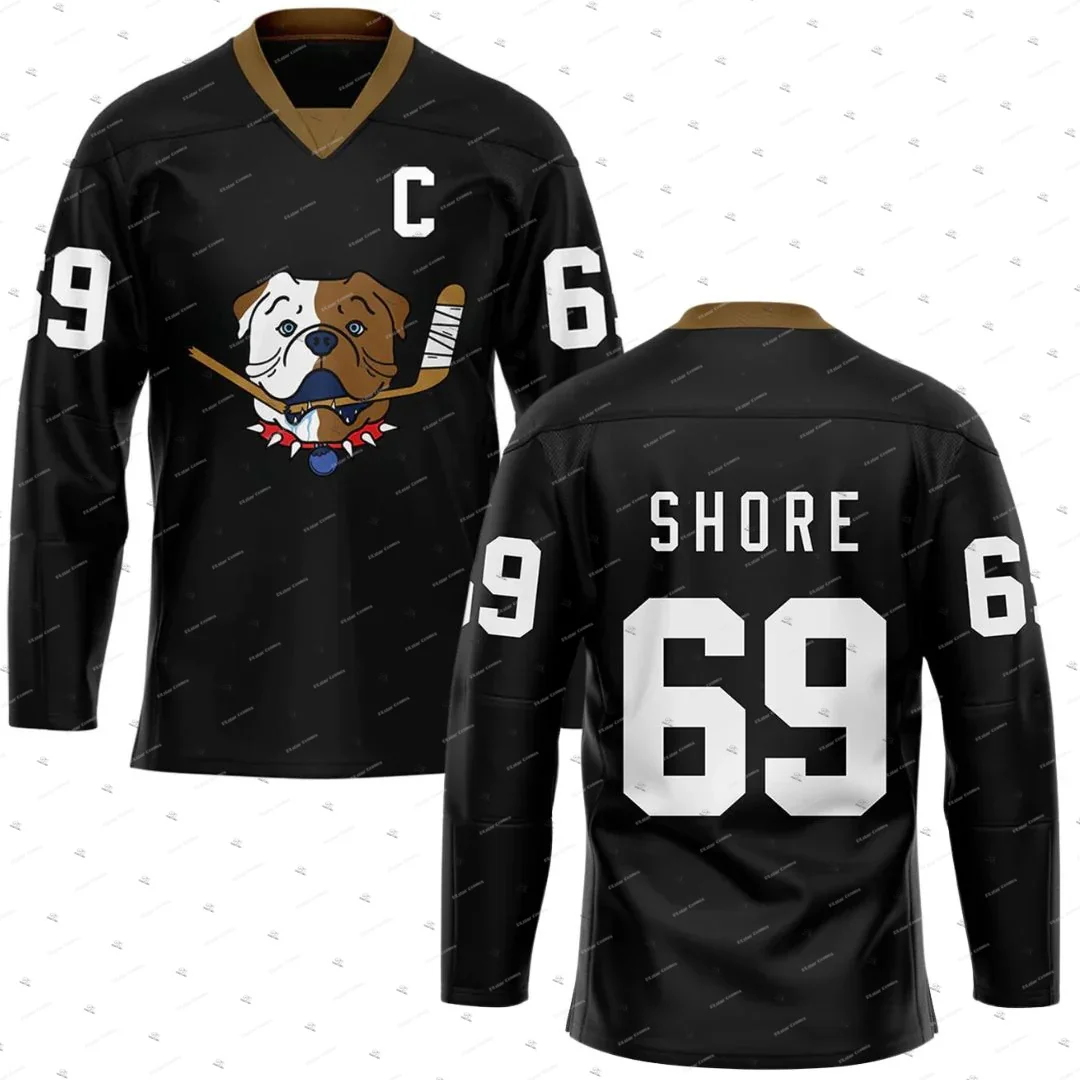 Custom Name Logo Graffiti Retro Vintage Hockey Jersey Lace Shirts Long Sleeves 3D Print Harajuku