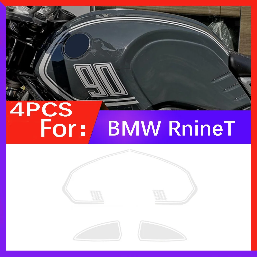 

PVC Motorcycle Tank Sticker Decal Cover For BMW RnineT Pure Racer Scrambler Decorative Trims