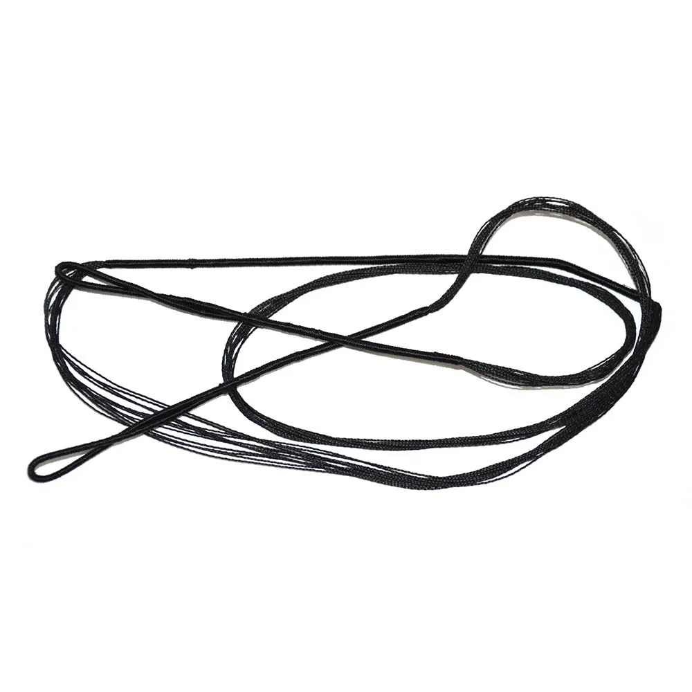 2pcs Durable 44-70 Bow String Replacement for Traditional /Recurve Bow Hunting Bow Rope Black String Accessories