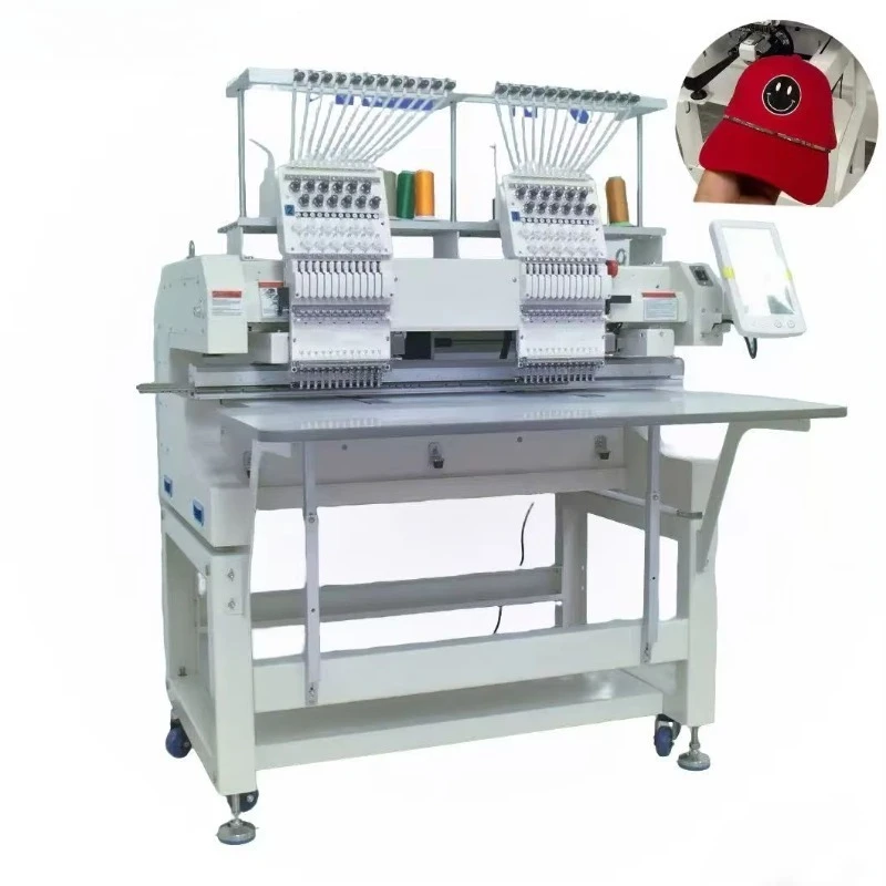 

【Лучшие продажи】Китайская фабрика, 9/12/15 игл, автоматическая вышивальная машина с одной головкой, компьютеризированные вышивальные машины с плоскими колпачками