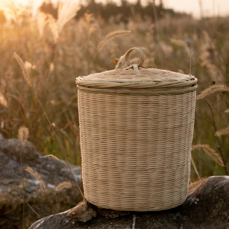 large eco biodegradable urn for cremation ashes scattering urn handwoven bio casket bamboo urn adult