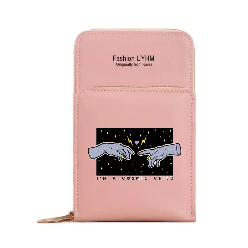 Phone Bag For IPhone 13 12 11 Pro Max X XS Samsung Xiaomi Huawei Messenger Bag Mobile Wallet For Women Clutches Hand Series